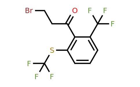 1806500-57-1 | 3-Bromo-1-(2-(trifluoromethyl)-6-(trifluoromethylthio)phenyl)propan-1-one