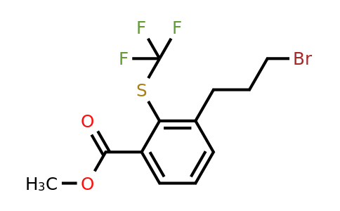 1806500-67-3 | Methyl 3-(3-bromopropyl)-2-(trifluoromethylthio)benzoate