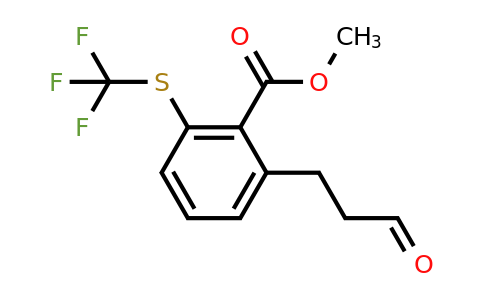 1806500-83-3 | Methyl 2-(3-oxopropyl)-6-(trifluoromethylthio)benzoate
