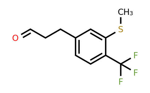 1806500-87-7 | 3-(3-(Methylthio)-4-(trifluoromethyl)phenyl)propanal