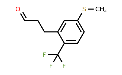 1806500-96-8 | 3-(5-(Methylthio)-2-(trifluoromethyl)phenyl)propanal