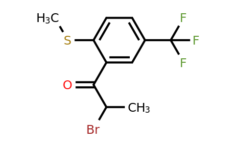 1806501-03-0 | 2-Bromo-1-(2-(methylthio)-5-(trifluoromethyl)phenyl)propan-1-one