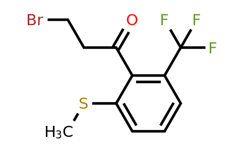 1806501-08-5 | 3-Bromo-1-(2-(methylthio)-6-(trifluoromethyl)phenyl)propan-1-one