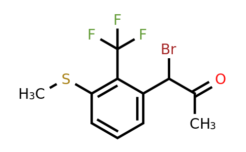 1806501-29-0 | 1-Bromo-1-(3-(methylthio)-2-(trifluoromethyl)phenyl)propan-2-one