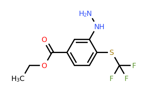1806501-37-0 | Ethyl 3-hydrazinyl-4-(trifluoromethylthio)benzoate