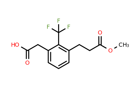 1806501-47-2 | 3-(3-Methoxy-3-oxopropyl)-2-(trifluoromethyl)phenylacetic acid