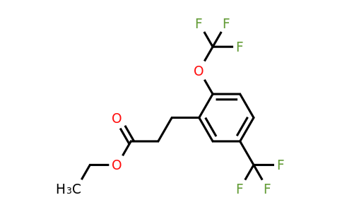 1806501-59-6 | Ethyl 3-(2-(trifluoromethoxy)-5-(trifluoromethyl)phenyl)propanoate