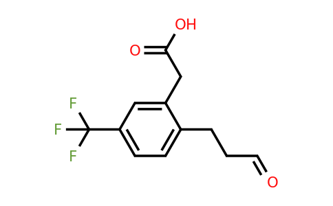 1806501-62-1 | 2-(3-Oxopropyl)-5-(trifluoromethyl)phenylacetic acid