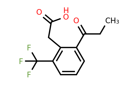 1806501-76-7 | 2-Propionyl-6-(trifluoromethyl)phenylacetic acid