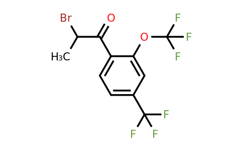 1806501-92-7 | 2-Bromo-1-(2-(trifluoromethoxy)-4-(trifluoromethyl)phenyl)propan-1-one
