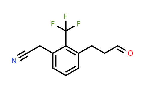 1806502-06-6 | 3-(3-Oxopropyl)-2-(trifluoromethyl)phenylacetonitrile