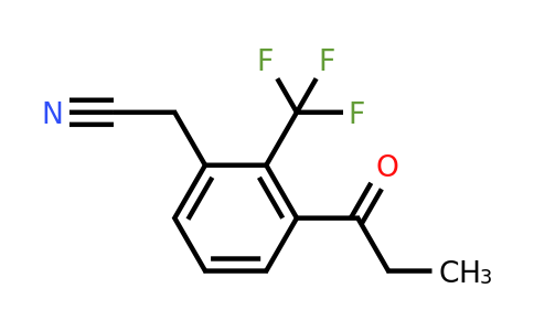 1806502-11-3 | 3-Propionyl-2-(trifluoromethyl)phenylacetonitrile
