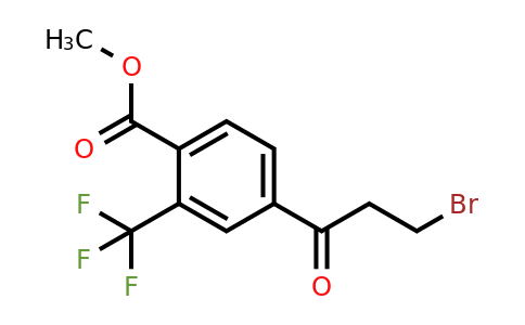 1806502-52-2 | Methyl 4-(3-bromopropanoyl)-2-(trifluoromethyl)benzoate