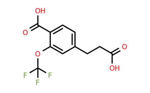 1806502-68-0 | 4-(2-Carboxyethyl)-2-(trifluoromethoxy)benzoic acid