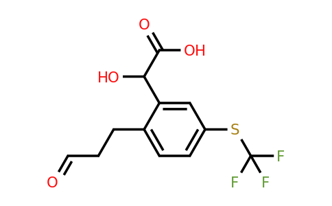 1806503-02-5 | 2-(3-Oxopropyl)-5-(trifluoromethylthio)mandelic acid