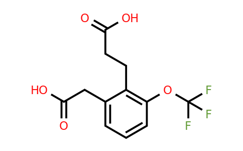 1806503-04-7 | 2-(2-Carboxyethyl)-3-(trifluoromethoxy)phenylacetic acid