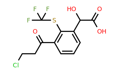 1806503-07-0 | 3-(3-Chloropropanoyl)-2-(trifluoromethylthio)mandelic acid