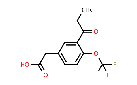 1806503-09-2 | 3-Propionyl-4-(trifluoromethoxy)phenylacetic acid