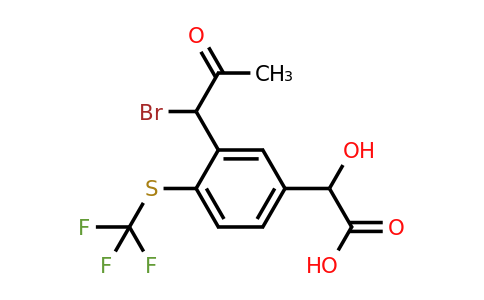 1806503-11-6 | 3-(1-Bromo-2-oxopropyl)-4-(trifluoromethylthio)mandelic acid