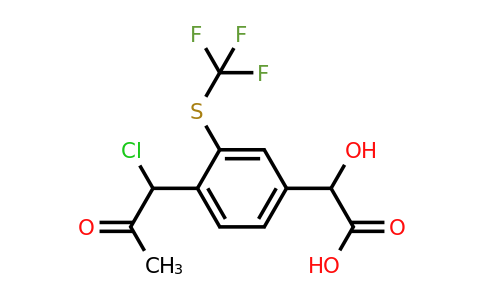 1806503-20-7 | 4-(1-Chloro-2-oxopropyl)-3-(trifluoromethylthio)mandelic acid