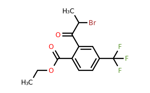 1806503-62-7 | Ethyl 2-(2-bromopropanoyl)-4-(trifluoromethyl)benzoate
