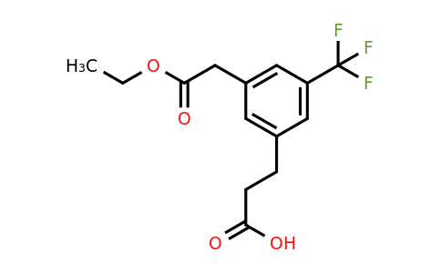 1806504-18-6 | Ethyl 3-(2-carboxyethyl)-5-(trifluoromethyl)phenylacetate