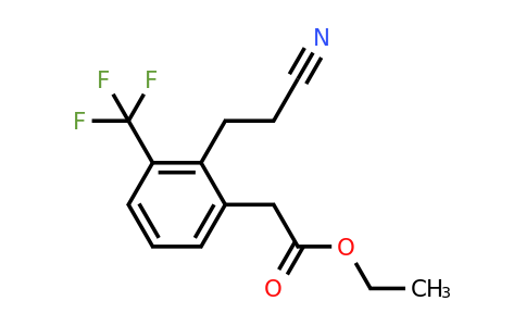 1806504-25-5 | Ethyl 2-(2-cyanoethyl)-3-(trifluoromethyl)phenylacetate