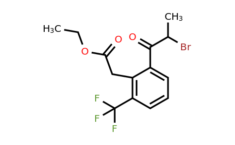 1806504-29-9 | Ethyl 2-(2-bromopropanoyl)-6-(trifluoromethyl)phenylacetate