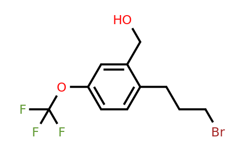 1806504-82-4 | 2-(3-Bromopropyl)-5-(trifluoromethoxy)benzylalcohol