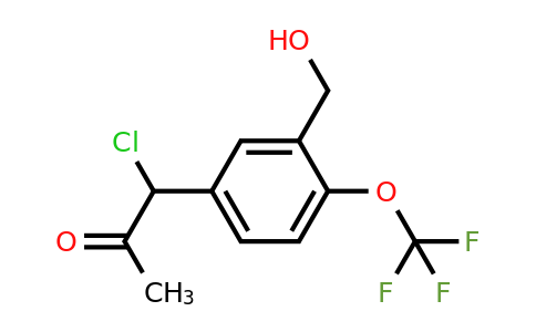 1806504-90-4 | 5-(1-Chloro-2-oxopropyl)-2-(trifluoromethoxy)benzylalcohol