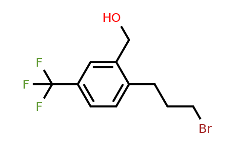 1806504-96-0 | 2-(3-Bromopropyl)-5-(trifluoromethyl)benzylalcohol