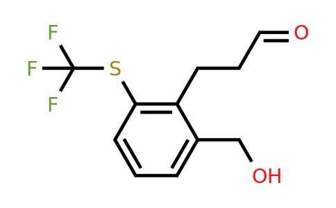 1806505-07-6 | 2-(3-Oxopropyl)-3-(trifluoromethylthio)benzylalcohol
