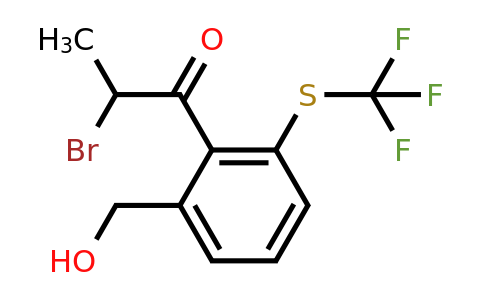 1806505-09-8 | 2-(2-Bromopropanoyl)-3-(trifluoromethylthio)benzylalcohol