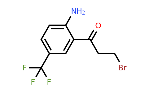1806506-40-0 | 1-(2-Amino-5-(trifluoromethyl)phenyl)-3-bromopropan-1-one