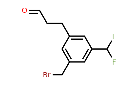 1806509-98-7 | 3-(3-(Bromomethyl)-5-(difluoromethyl)phenyl)propanal
