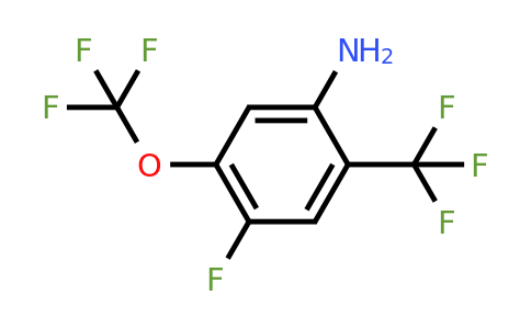 1806510-74-6 | 4-Fluoro-5-trifluoromethoxy-2-(trifluoromethyl)aniline