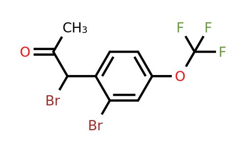1806511-34-1 | 1-Bromo-1-(2-bromo-4-(trifluoromethoxy)phenyl)propan-2-one