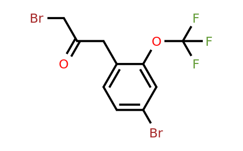 1806511-57-8 | 1-Bromo-3-(4-bromo-2-(trifluoromethoxy)phenyl)propan-2-one