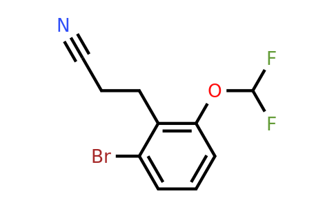 1806511-76-1 | 3-(2-Bromo-6-(difluoromethoxy)phenyl)propanenitrile