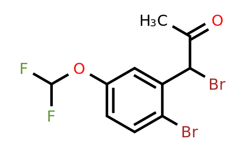 1806511-89-6 | 1-Bromo-1-(2-bromo-5-(difluoromethoxy)phenyl)propan-2-one
