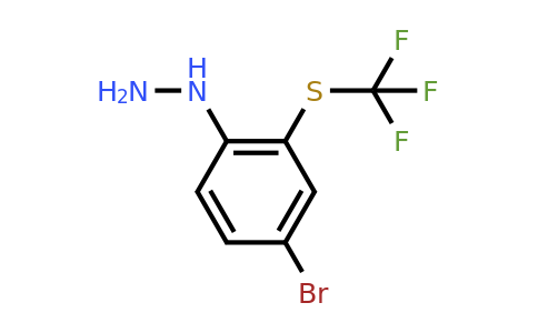 1806511-93-2 | 1-(4-Bromo-2-(trifluoromethylthio)phenyl)hydrazine