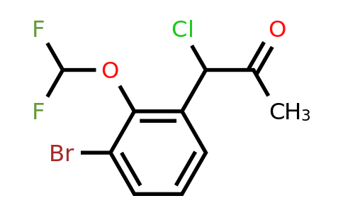 1806512-00-4 | 1-(3-Bromo-2-(difluoromethoxy)phenyl)-1-chloropropan-2-one