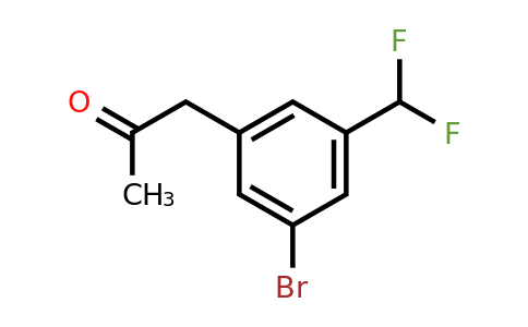 1806512-19-5 | 1-(3-Bromo-5-(difluoromethyl)phenyl)propan-2-one