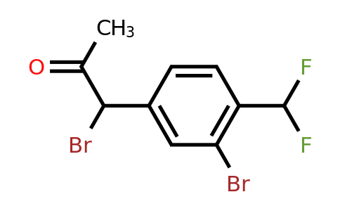 1806512-30-0 | 1-Bromo-1-(3-bromo-4-(difluoromethyl)phenyl)propan-2-one