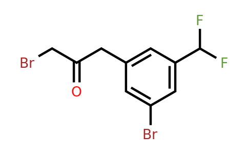 1806512-34-4 | 1-Bromo-3-(3-bromo-5-(difluoromethyl)phenyl)propan-2-one