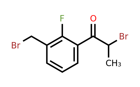 1806513-21-2 | 2-Bromo-1-(3-(bromomethyl)-2-fluorophenyl)propan-1-one