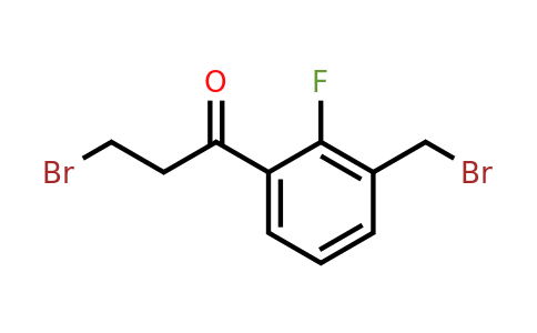 1806513-24-5 | 3-Bromo-1-(3-(bromomethyl)-2-fluorophenyl)propan-1-one