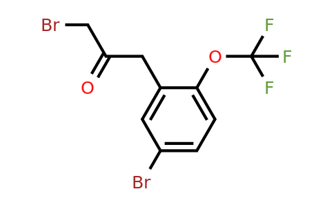 1806514-17-9 | 1-Bromo-3-(5-bromo-2-(trifluoromethoxy)phenyl)propan-2-one