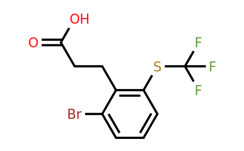 1806514-74-8 | 3-(2-Bromo-6-(trifluoromethylthio)phenyl)propanoic acid