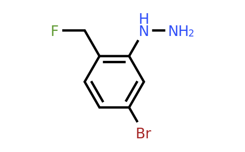 1806515-49-0 | 1-(5-Bromo-2-(fluoromethyl)phenyl)hydrazine